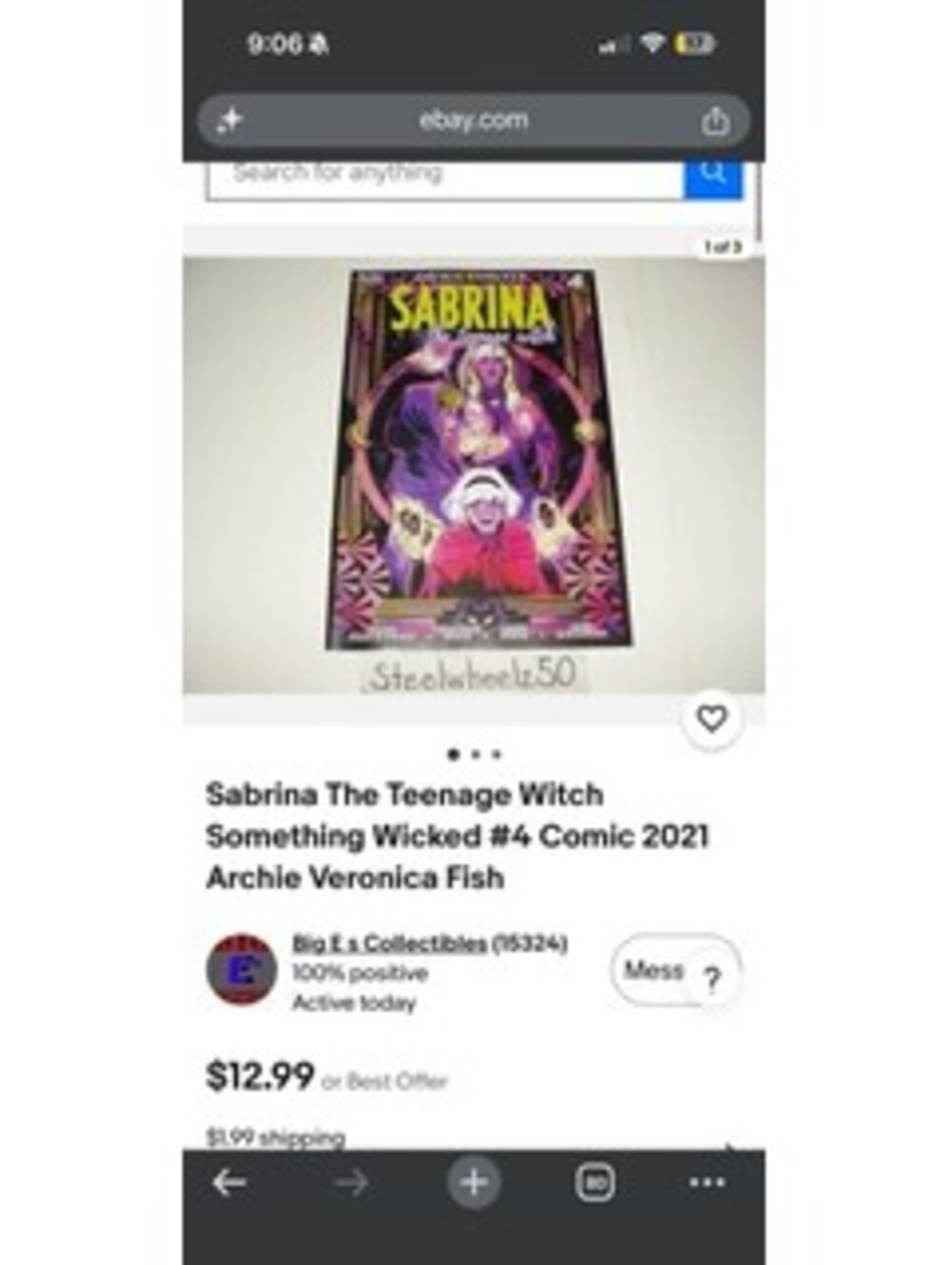 Sabrina The Teenage Witch Something Wicked #4 Comic 2021 Archie Veronica Fish